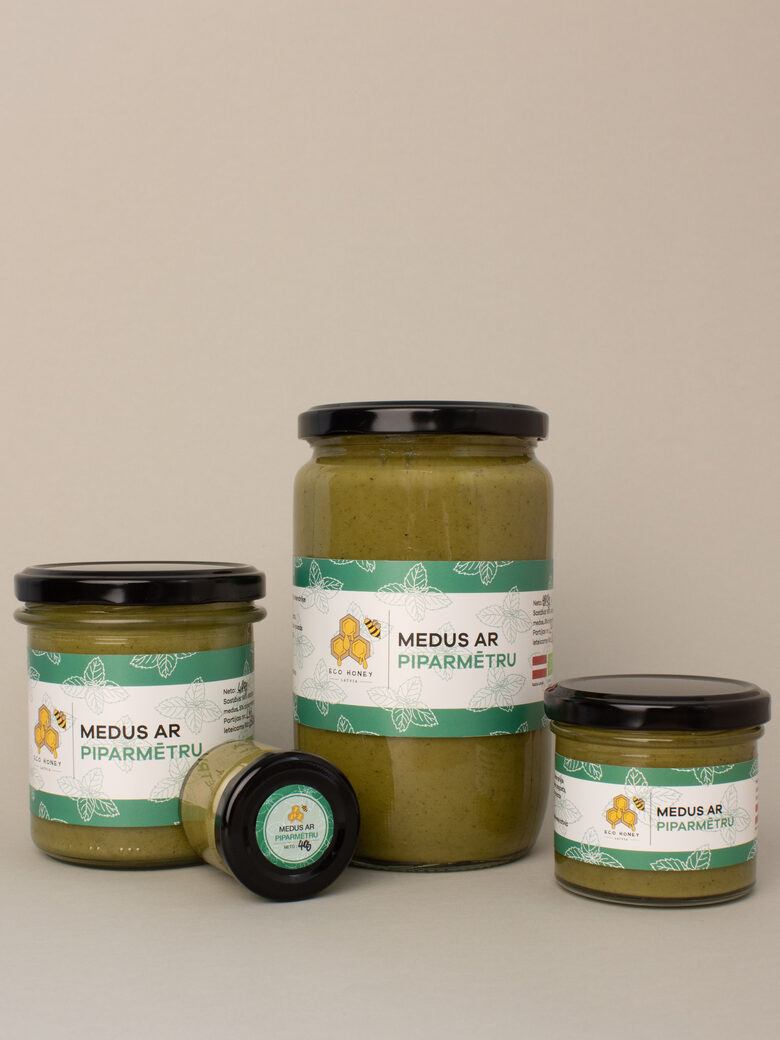 Honey with peppermint