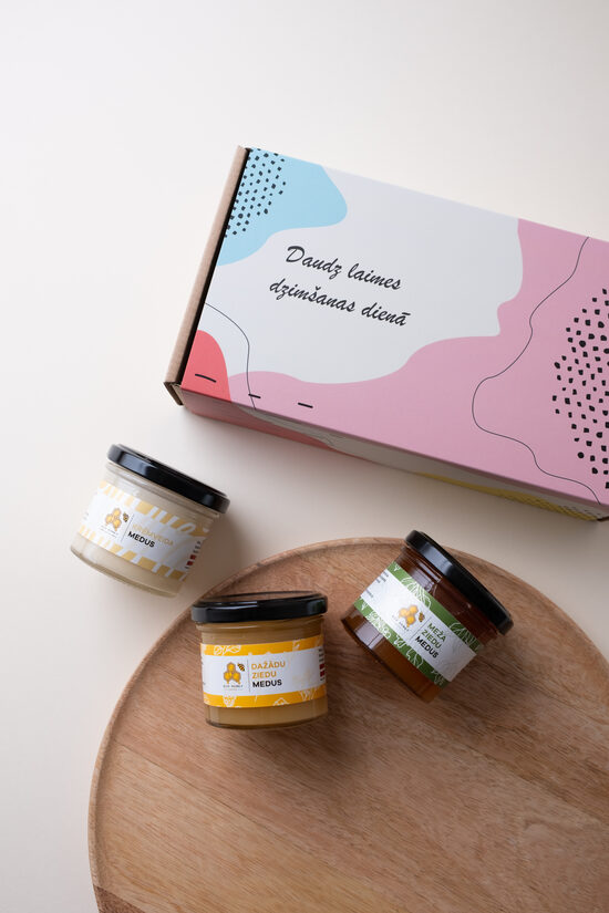 Dāvanu komplekts "Medus Dzimšanas dienā"