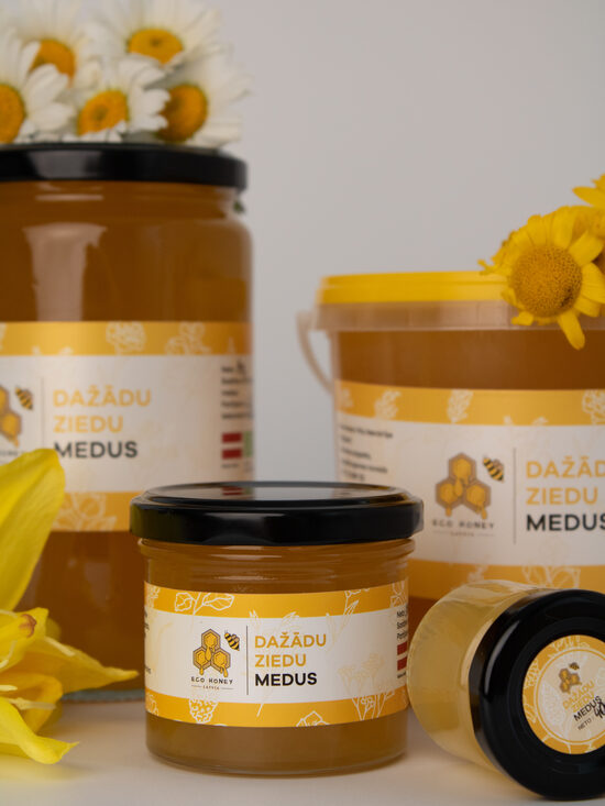 Dažādu ziedu medus